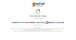 Desktop Screenshot of grandsud-emploi.fr
